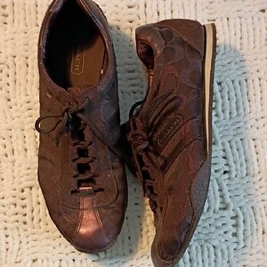 Coach Women's Dark Brown Sneakers